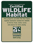 Certified Wildlife Backyard Habitat