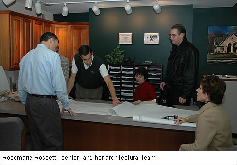 Rosemarie Rossetti and her architectural team